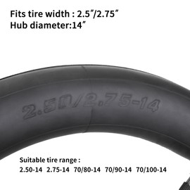 2.5/2.75-14 Inner Tubes for 60/100-14 Tire 50cc 110cc 125cc 140cc 150cc 160cc Dirt Pit Bikes RFZ Atomik Thumpstar - 2Pack