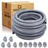 Wocloer 3/4 inch 100Ft Liquid-Tight Conduit Kit, Flexible Non Metallic