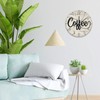 Silent Wall Clock Battery Operated Non Ticking Analog Coffee Decorative