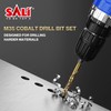 SALI Cobalt Drill Bit Set,20 Pack 3/32 Inch High Speed