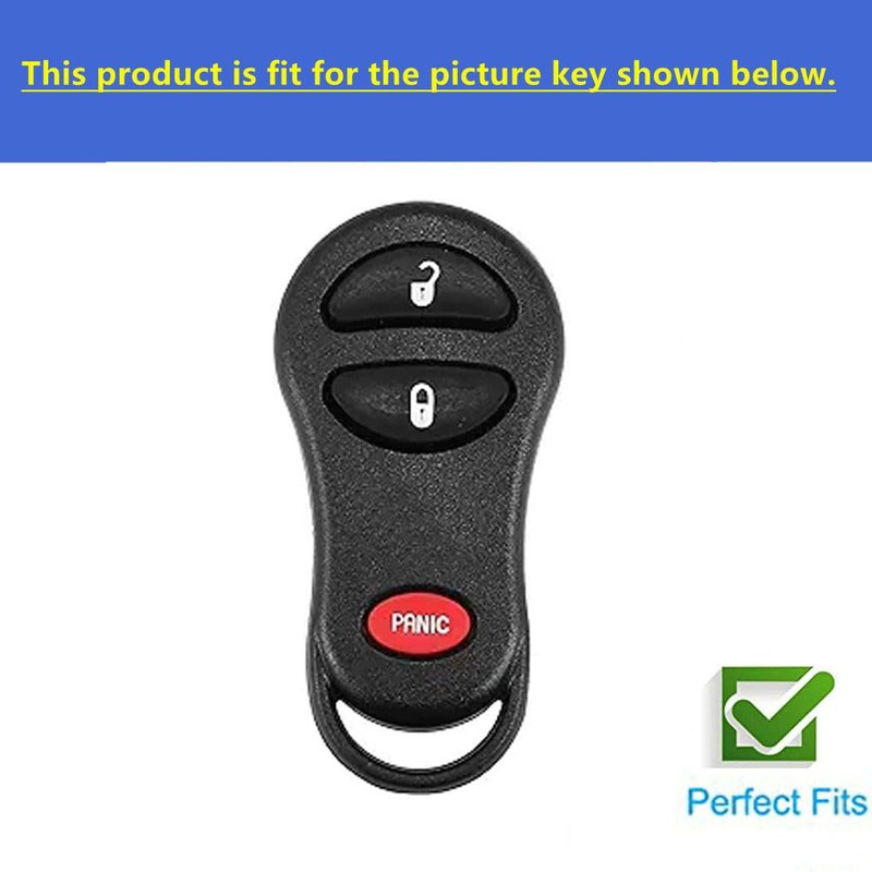 Rilnaewn Soft TPU for Jeep Key Fob Cover Fits for
