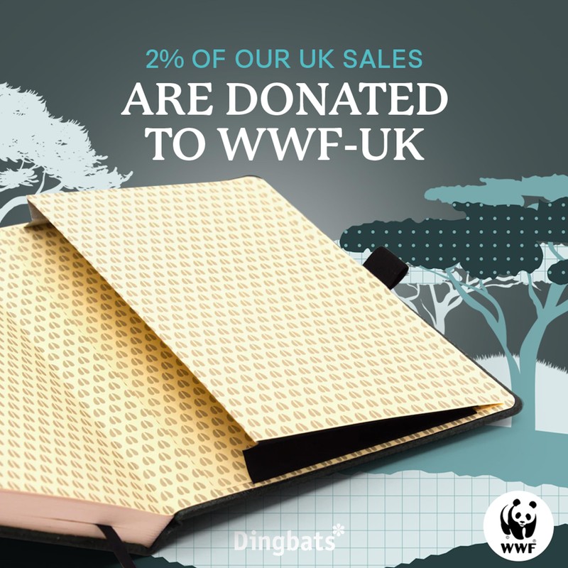 Dingbats* - Wildlife Plain Extra Large A4 Notebook - PU