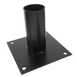 Levemolo 1set Heavy Duty Post Base Support for Fence Repair Weather Resistant Iron Bracket for Poles Easy Installation Enhanced Stability and Versatile Compatibility Metal Post Holder