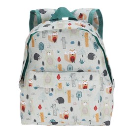 Carousel Home Woodland Animals Kids Backpack | Lightweight Children’s Rucksack for Nursery, School or Travel | Cute Animal Designs with Front Pocket & Zip Closure