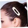 VICASKY 4pcs Flat Claw Clips for Women Elegant Alligator Hair