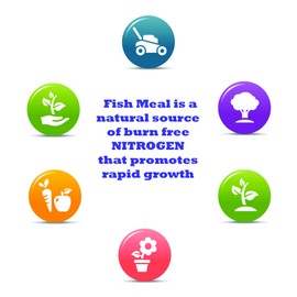 Family Farm and Feed | Natural Garden Fish Meal Fertilizer | Granular Mix | 2 Pounds