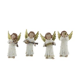 Nordstern Angel Music Quartet Set of 4 7 x 4 x 12.5 cm