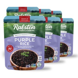 Ralston Family Farms Purple Rice, 8.5 OZ, Ready in 90 Seconds, 6 Pack