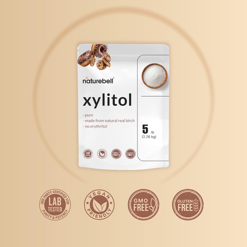 NatureBell Xylitol Sweetener, 5lbs | Natural Birch Crystal Source –
