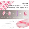 Cherimoya 14Pzs Tiras de Uñas de UV gel Semicuradas LED