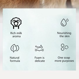 Niacinamide soap, strong goat milk aroma, Skin cleansing, facial cleansing, exfoliating soap, hand washing, bath soap, Goat milk soapm, Travel Essentials Day Gift, Silk Goat Milk Soap, Thick Foam