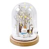 Making a Birch Winter Forest Acrylic Dome - 1-Person Crafting