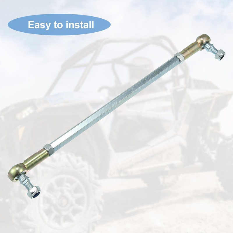 X AUTOHAUX 2pcs M8 240mm Steering Tie Rod for 50cc