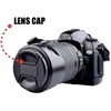 Tunghey 2Pack Lens Cap, 2 Plastic Center Pinch Lens Cap
