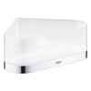 GROHE Selection Corner Shower Tray with Holder Chrome 41038000
