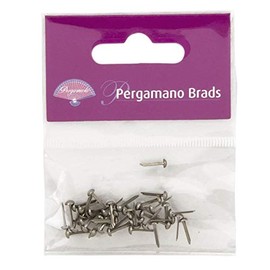 Pergamano Brads - Antique Silver