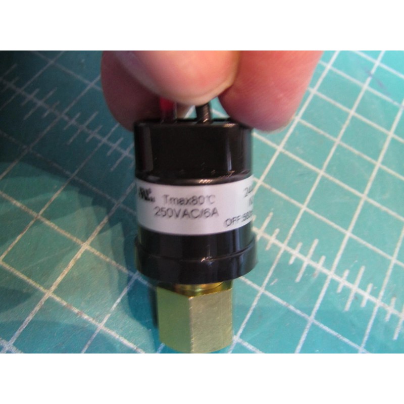 LEFOO 1 – LEFOO LF08-1 Pressure Switch 250VAC/6A, 2444, NC,