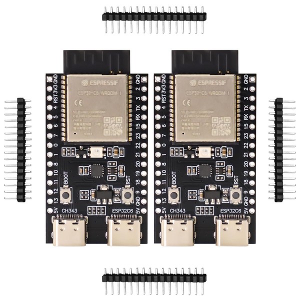 APKLVSR ESP C6 ESP-C6-DevKitC-1-N4 Development Board, ESP Module Supports WiFi