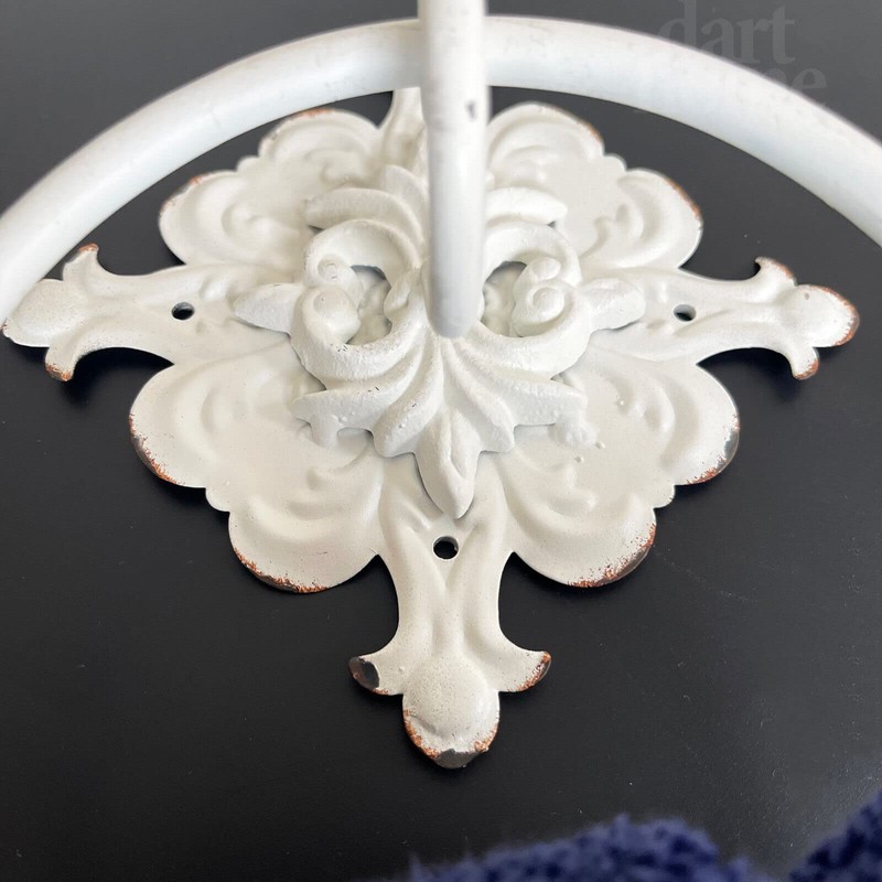 Square Towel Ring Metal French Shabby Shic Bathroom Wall Mounted