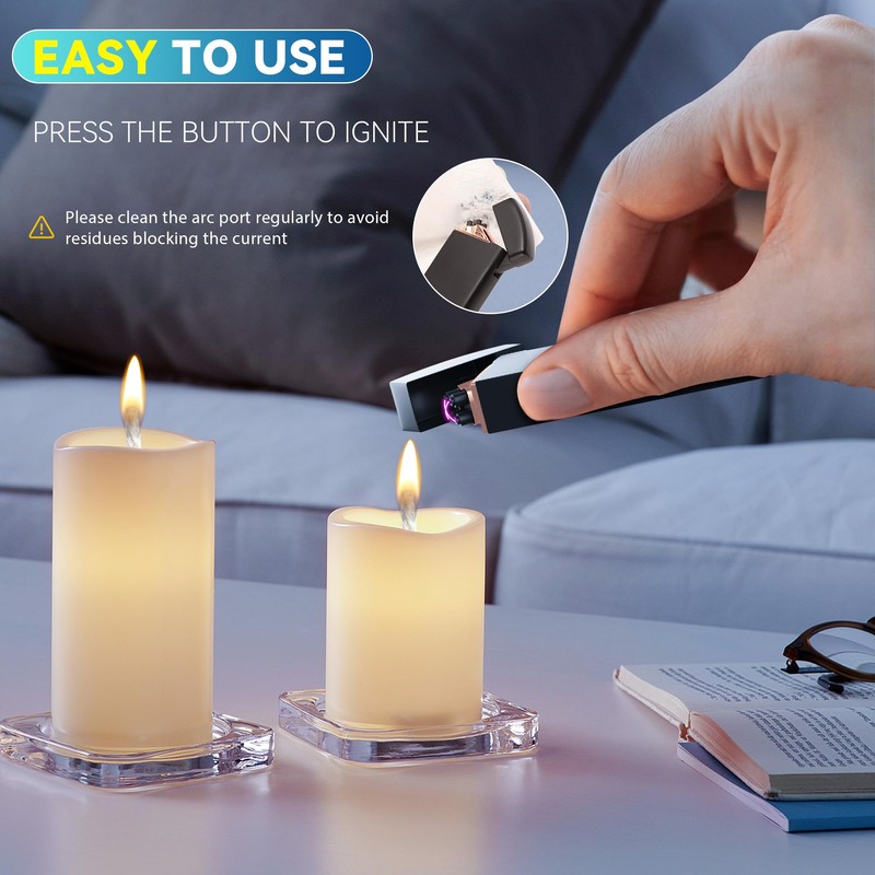 Coquimbo Gifts for Men Dad Him, Electric Lighter USB Rechargeable