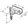 Prime-Line Products L 5837 Window Screen Bottom Latches with Screws,