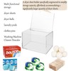 rejomiik Thick Acrylic Dryer Sheet Holder Clear Container for Laundry