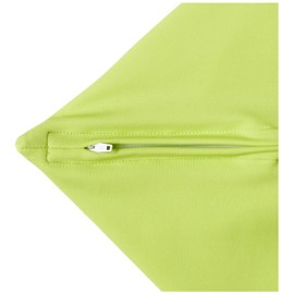 MOGU Bead Cushion Cover, Yellow Green, Square Cushion, 45S Cover, Light Green (Total Length Approx. 17.7 inches (45 cm), Dedicated Cover