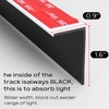 WINSMAR 100% Blackout PVC Light Blocking Strip for Window Shades