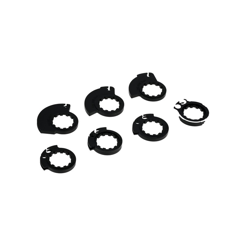 ProTaper Clamp-On Grip System "Half Waffle" Neon Pink for Quick