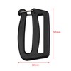 Baoblaze 5pcs Adjustable Buckles Webbing, Plastic Buckle for Webbing, Buckle
