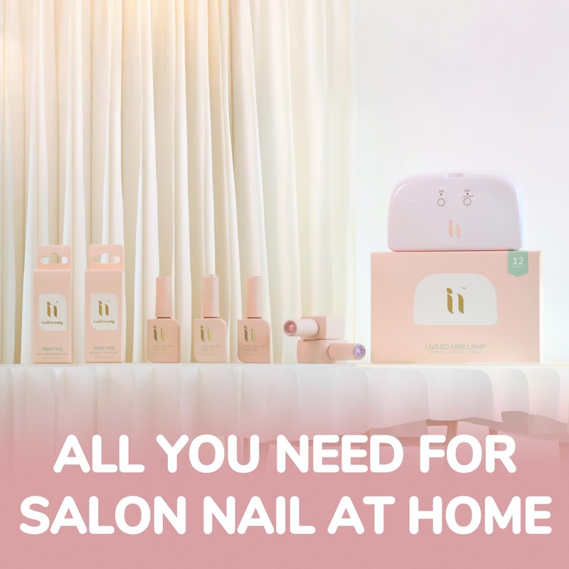 idyllbeauty 4-in-1 Extension Builder Nail Gel, Strengthener Thin Damaged Nails