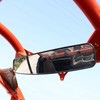 BETOOLL 16.5" Wide Rear View Race Mirror Convex Mirror with