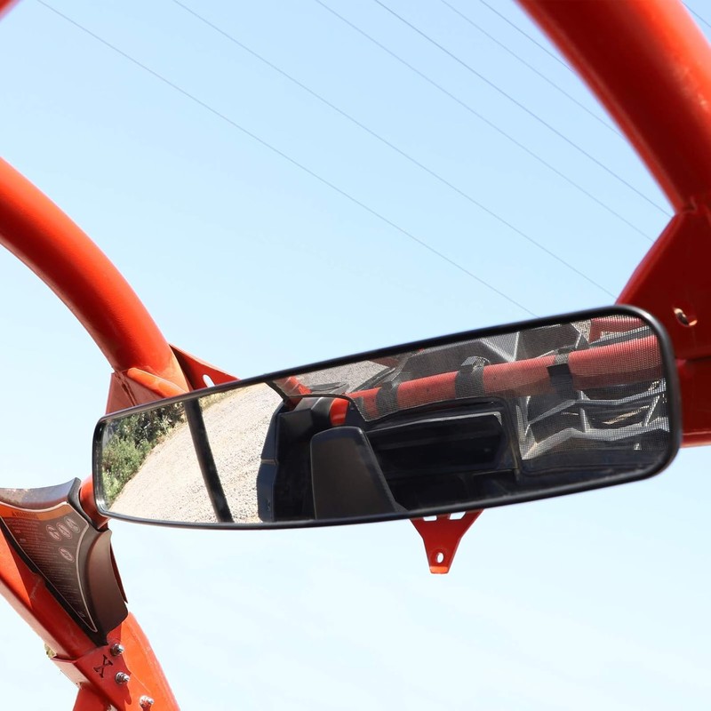 BETOOLL 16.5" Wide Rear View Race Mirror Convex Mirror with