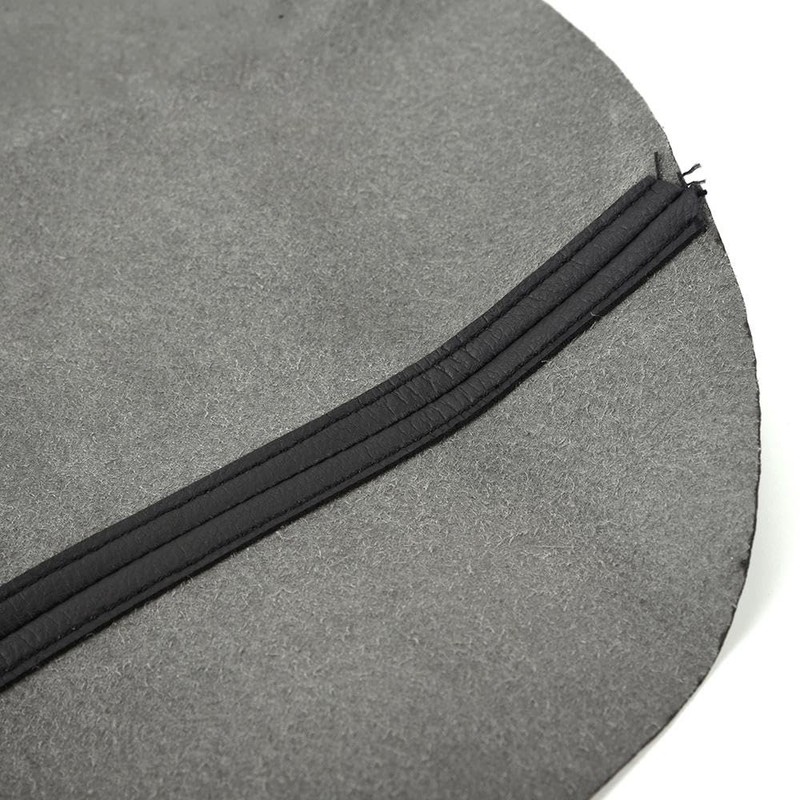 DOTCOM Gray Leather Center Console Lid Armrest Cover Compatible with