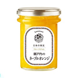 Hananashi Fruit Jam, Setouchi Navel Orange, 5.6 oz (160 g)