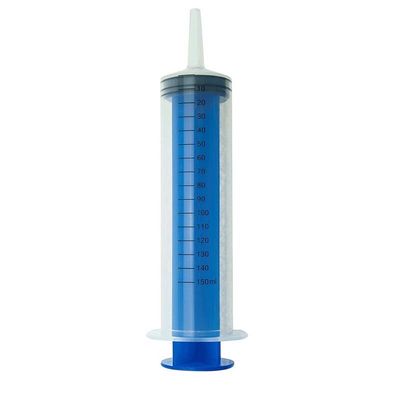 YouHuGu 150ML Large Big Plastic Hydroponics Nutrient Measuring Syringe