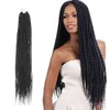 FDEETY Braids Extensions 60 cm Synthetic Hair for Braiding Extensions