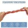 PATIKIL Silicone Foam Seal Strip, 8mmx8mmx1m D-Shape Seal Strip Backer