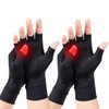 2 Pares Guantes de Artritis para Unisex, Guantes de compresión