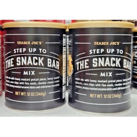 Trader Joe's Step Up to The Snack Bar Mix 12oz 340g (2 Cans)