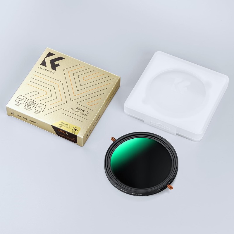 K&F Concept 52mm Versatile ND2-32 & CPL Filter, Variable ND