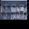 KADS 3XL Extra Long Nail Tips Fake Nails Tips Clear