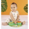 Bright Starts Safari Beats Musical Drum Toy with Lights, Ages
