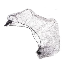 YOVECATHOU 100 PCS 26 Inch Invisible Hair Nets Bun Cover Elastic Edge Mesh Hairnet Stretch Cap For Men Women