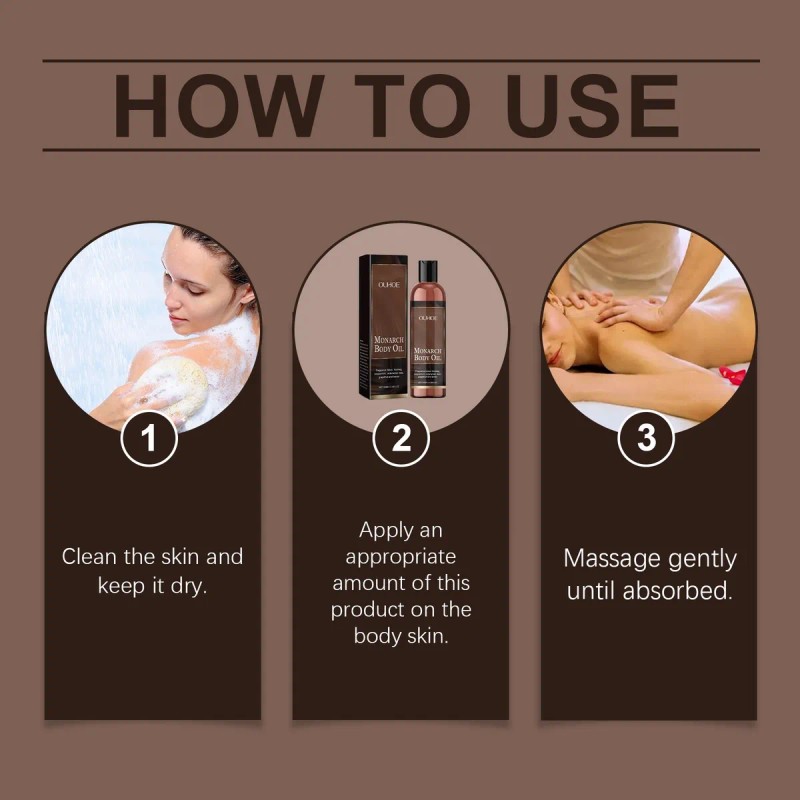 Ou Aceite Corporal Humectante E Hidratante Monarch Body Oil