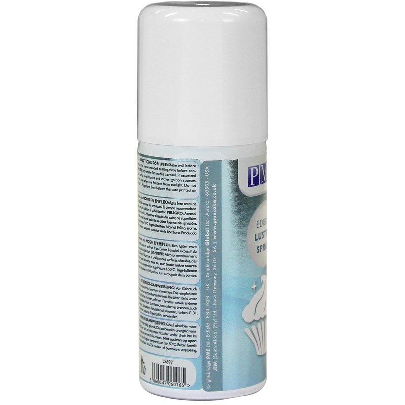 PME Edible Lustre Spray, Baby Blue, 3.3 Ounce
