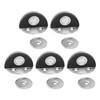 5 Sets Door Stopper Stainless Steel Rubber Door Stop Holder