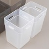 Mini Square Storage Case - Multi-purpose Connectable Container Accessory Storage - Dark Gray 5ea