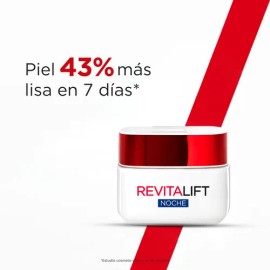 LOréal Paris Revitalift Crema Noche Antiarrugas 50 ml Todo Tipo de Piel                                                                               