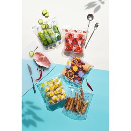 Bulk Purchase, 100 Pieces, Slider Freezer Bags, Plastic Bags with Zipper Chucks, for Kids, Food Slider Bags, Gusset, Cute Pattern, Zipper Plastic Bags, Freezer, Food Storage Bags, Food Storage Bags, Storage Bags, Safe Materials, Food Keepers, Zip Bags, 4